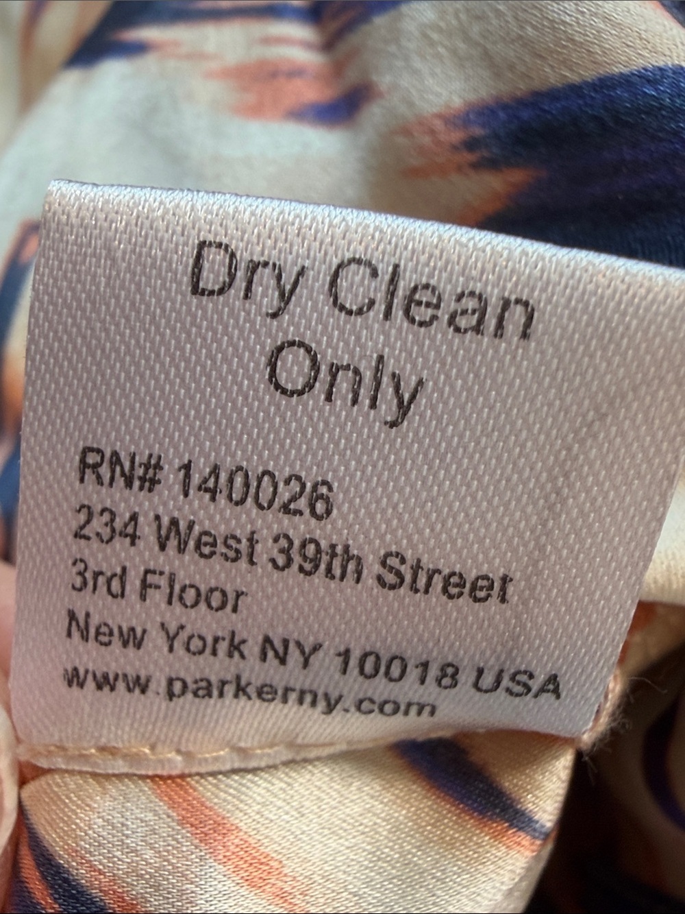 NEW Parker 100% Silk Multi-Colored Printed Romper Size L Navy & Cream Pockets - Picture 10 of 12